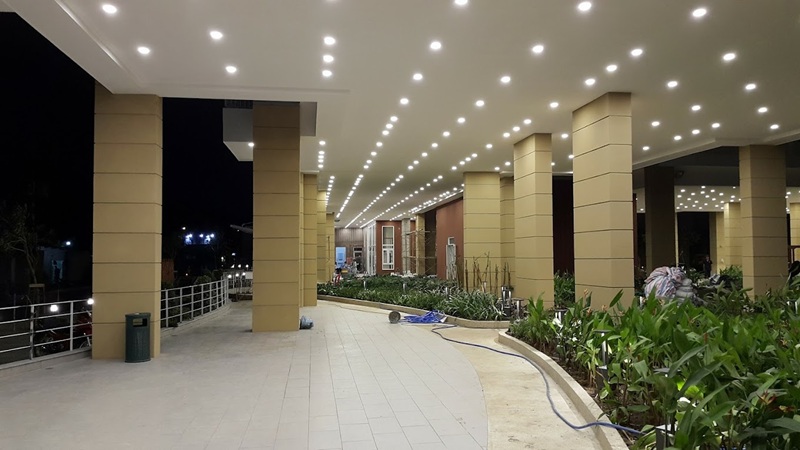 Khuôn viên trệt valeo đầm sen